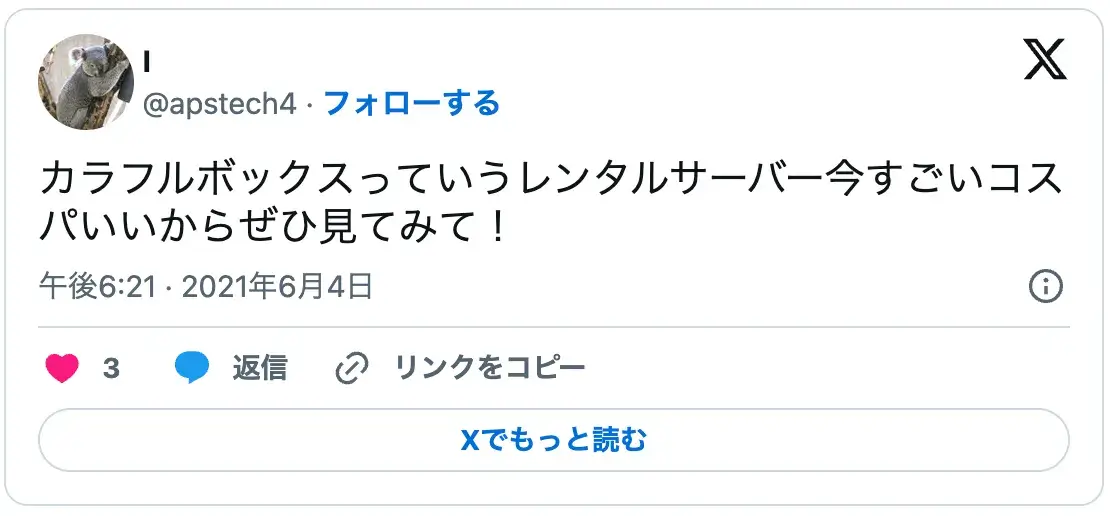コスパ重視のレンタルサーバーおすすめ:カラフルボックスの費用対効果の高さを絶賛する評判